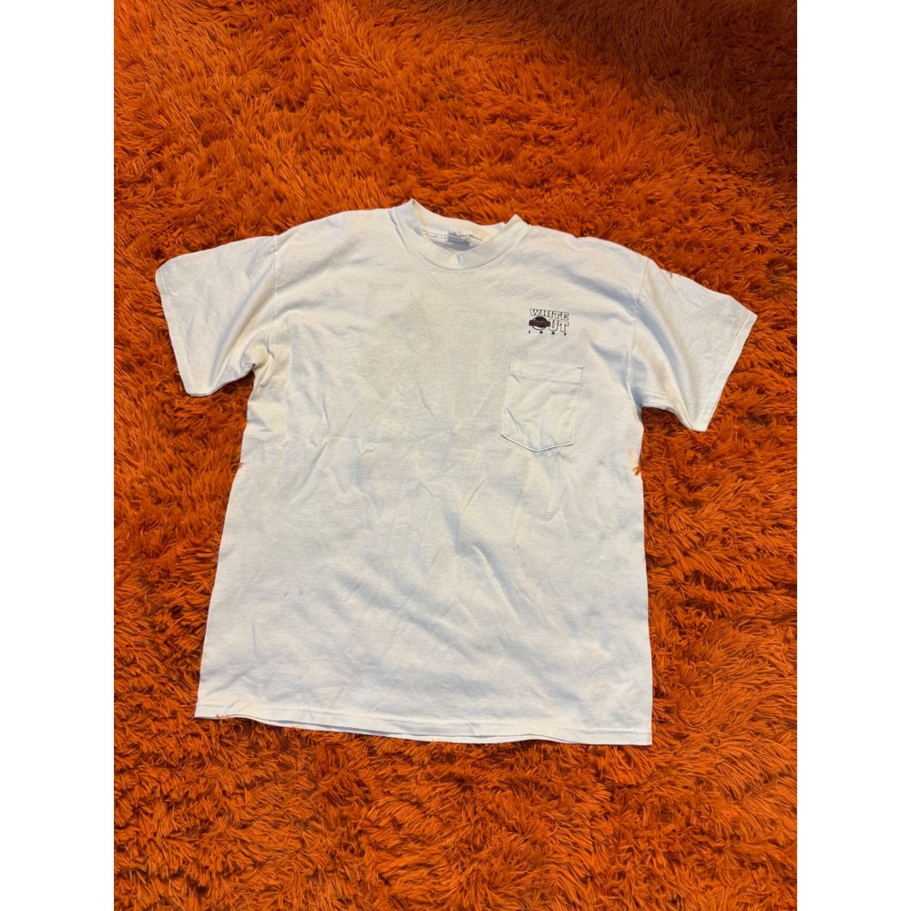 Vintage 1997 Phoenix Coyotes White Out Playoff Hockey T-Shirt Mens XL White NHL